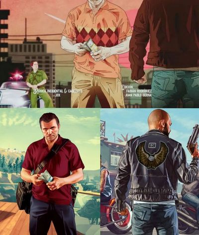 Поклонники Grand Theft Auto заметили знакомые арты в сериале на Netflix