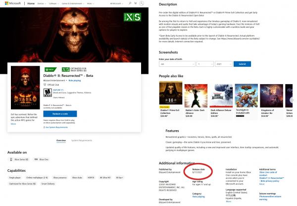 Попробуйте бесплатно: Microsoft Store раскрыл точную дату запуска открытой беты Diablo II Resurrected