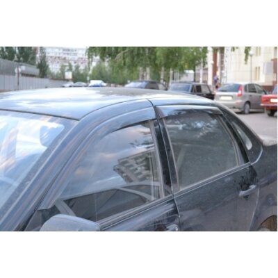 Дефлекторы окон Lada Granta седан 2001->